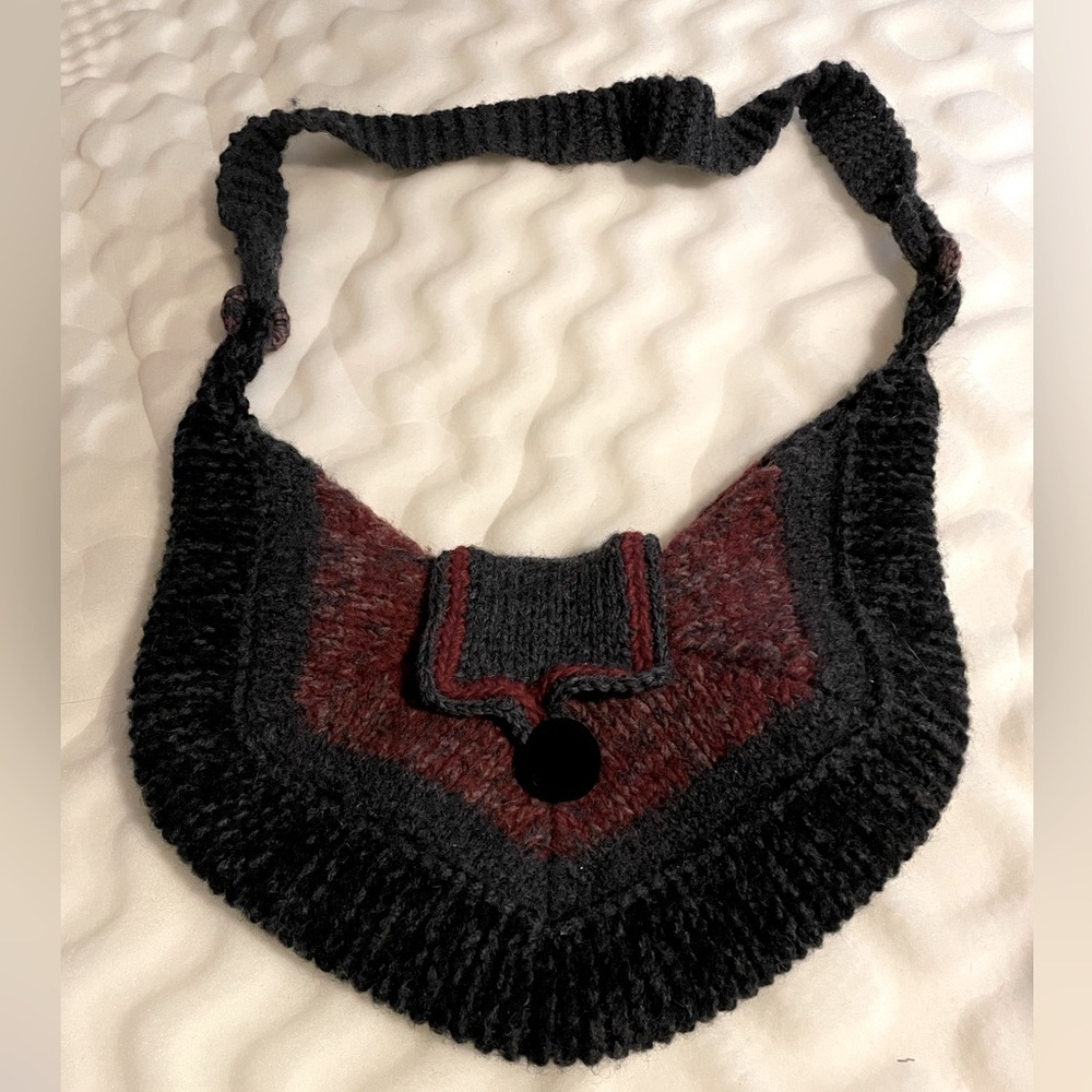 Hand crochet crossbody Bag Fall colors